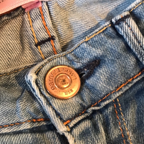 🇺🇸 EARNEST SEWN sz 26 Esra Mid-Rise Skinny Jeans Premium Salvage Light Denim - Picture 4 of 16